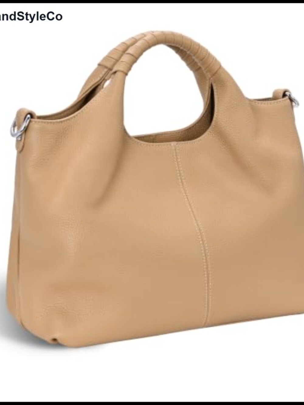 Genuine Leather Satchel Top Handle Handbag Large Crossbody Purse for Work